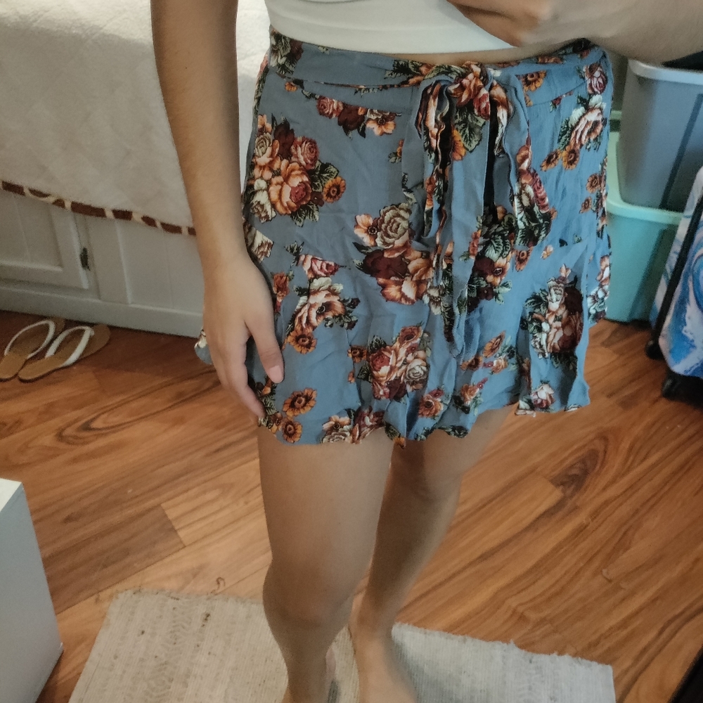 Floral skort